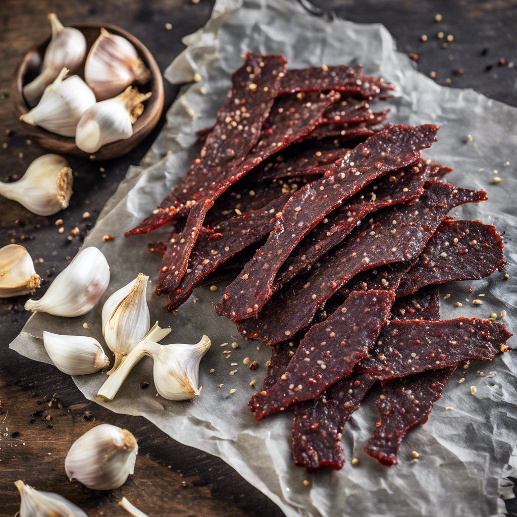 Garlic Pepper Brisket Jerky